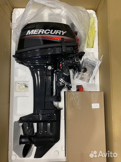 Новый лодочный мотор Mercury 15(Tohatsu 18), 2т