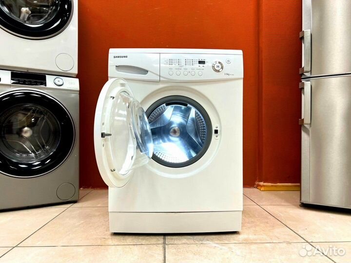 Стиральная машина узкая бу Samsung. Гарантия