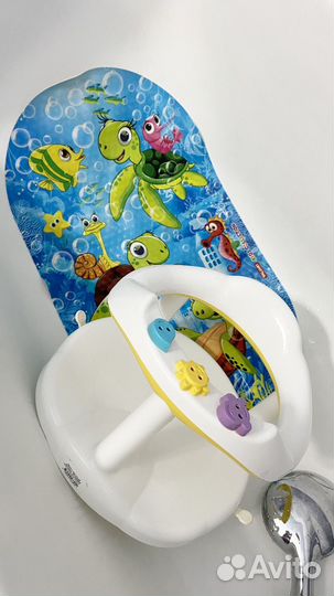 Коврик и стульчик для ванной