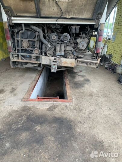 Двигатель с коробкой mercedes OM 422