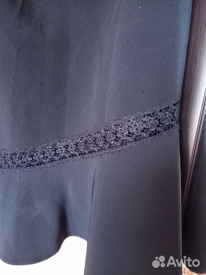 Юбка черная длинная