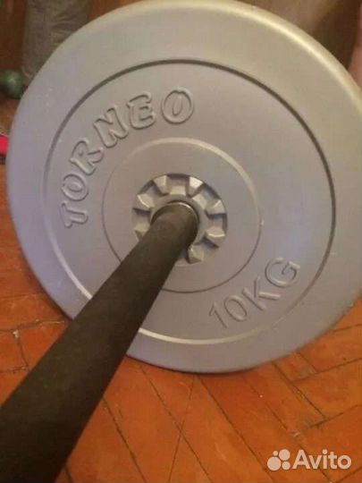 Штанга Torneo идеальна для домашних тренировок+Вам