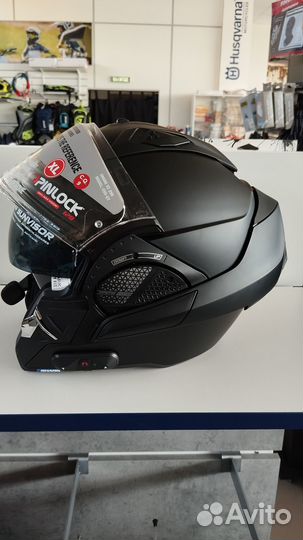 Мотошлем shark EVO-GT pack N-COM edition blank MAT