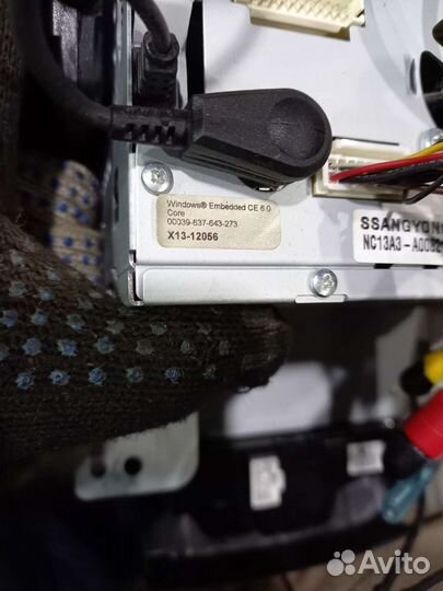 Магнитола не рабочая Ssangyong actyon new