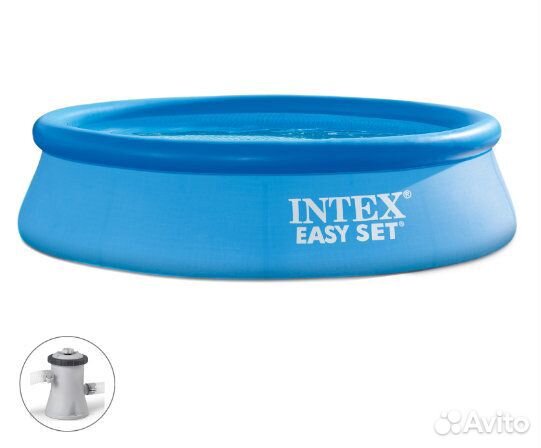 Бассейн надувной круглый 305 х76 3853л +фи