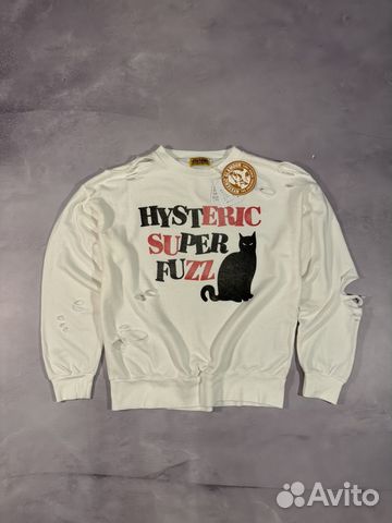 Hysteric Glamour Super Fuzz Distressed Sweatshirt купить в Москве ...