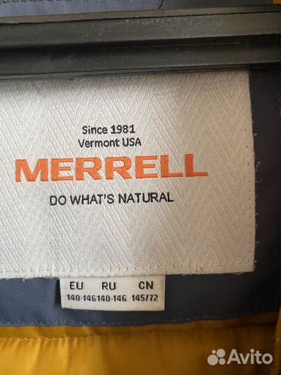 Пуховик Парка утепленная на мальчика 140 Merrell