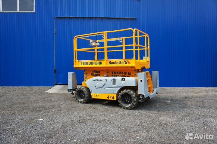 Аренда ножничного дизельного подъемника 12м