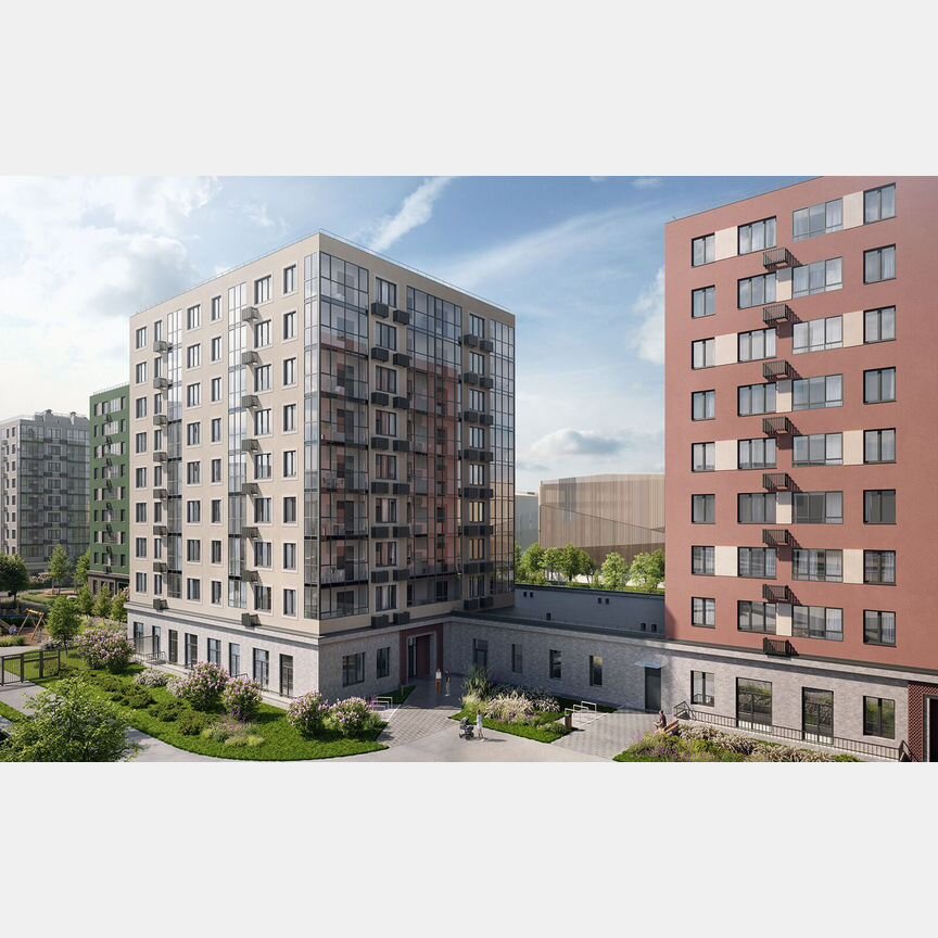 Квартира-студия, 21,6 м², 4/9 эт.