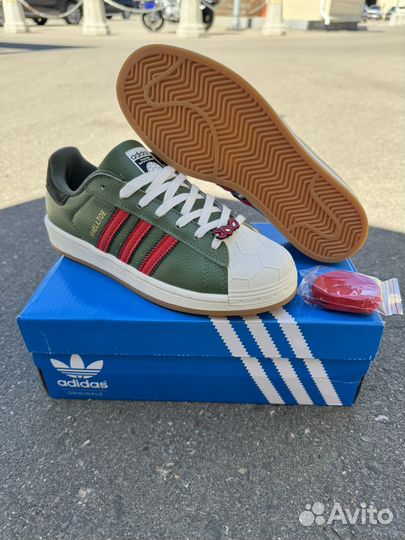 Кроссовки tmnt x adidas superstar shelltoe 36-45