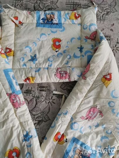 Бортики в кроватку и балдахин