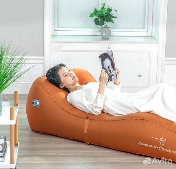 Матрас надувной Xiaomi GS1 + Внешний аккумулятор