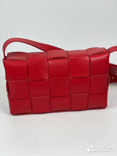 Сумка женская Bottega veneta Cassete Smal Red