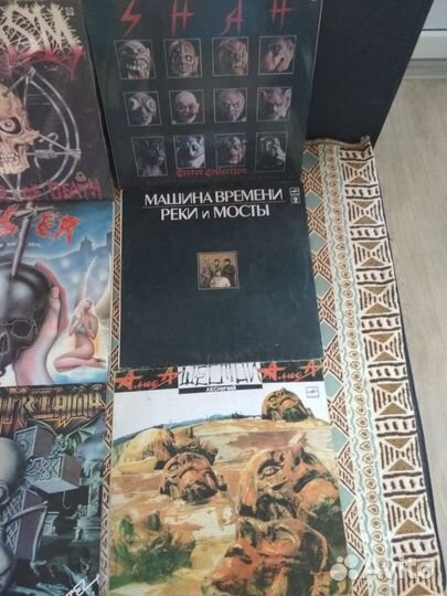 Виниловые пластинки, русский и зарубежный рок