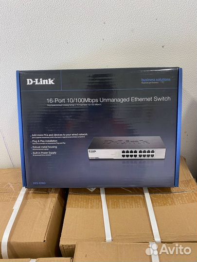 Коммутатор D-Link DES-1016D/H1A