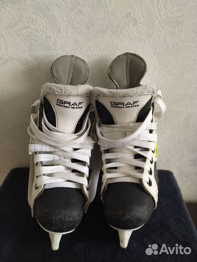 Коньки хоккейные graf 30 размер