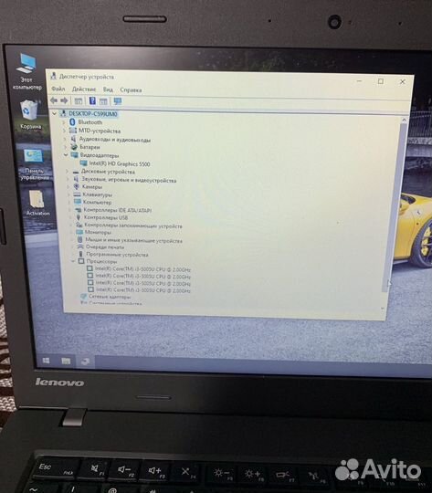 Ноутбук Lenovo thinkpad L450 i3-5005u c SSD и 16Гб