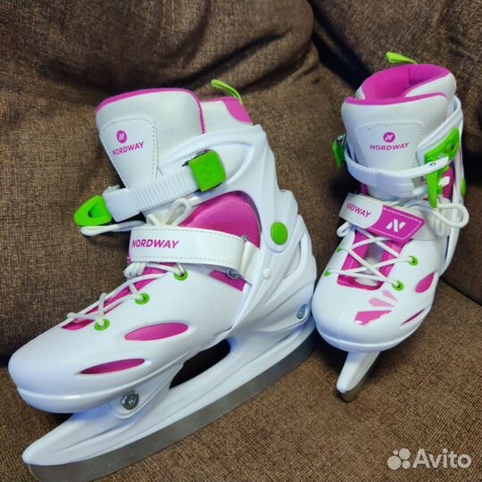 Коньки детские раздвижные 34 37