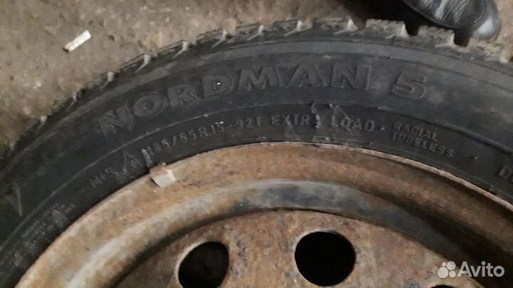 185/65 R15 Nokian Tyres Nordman 5 Зима Штампованны