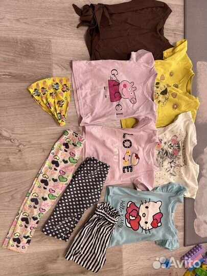 Вещи пакетом на девочку 98-104