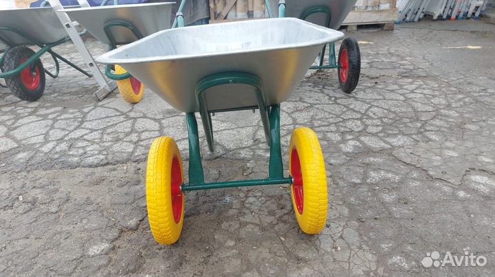 Тачка строительная монолит колесо