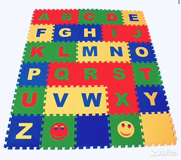 Развивающий коврик пазл англ.алфавит 25*25см