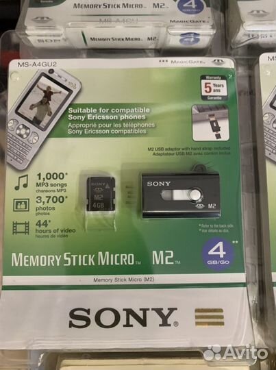Карта памяти Memory Stick Micro M2