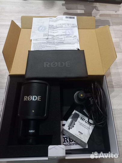 Rode nt usb конденсаторный микрофон