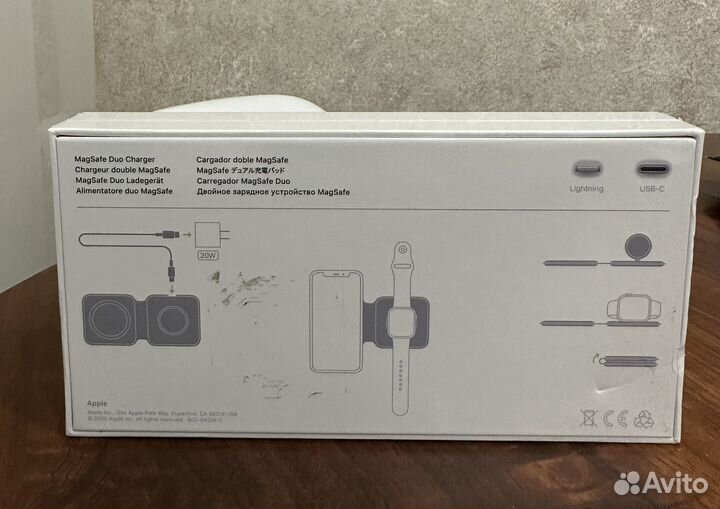 Беспроводное зарядное устро-во Apple MagSafe Duo