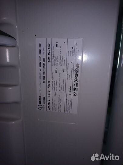 Холодильник indesit b18.025 на запчасти