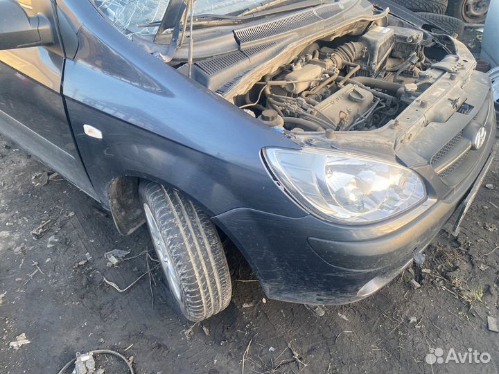 Hyundai Getz 1.1 МТ, 2010, битый, 60 000 км