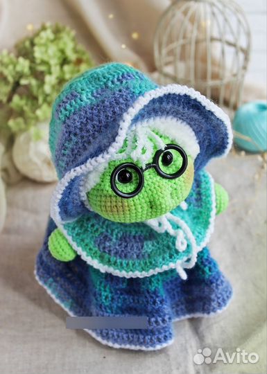 Вязаная игрушка бабушка черепашка Тортилла