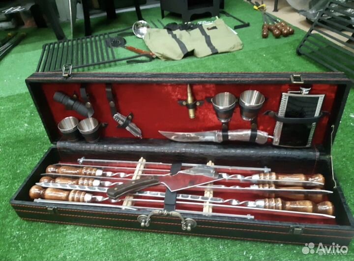 Набор чемодан (шампура, мангал и др.)