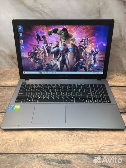 Тонкий игровой asus i7, ssd + hdd