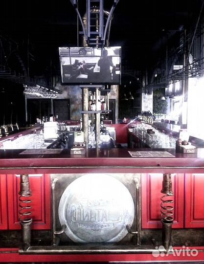 Ресепшн для офиса из искусственного камня