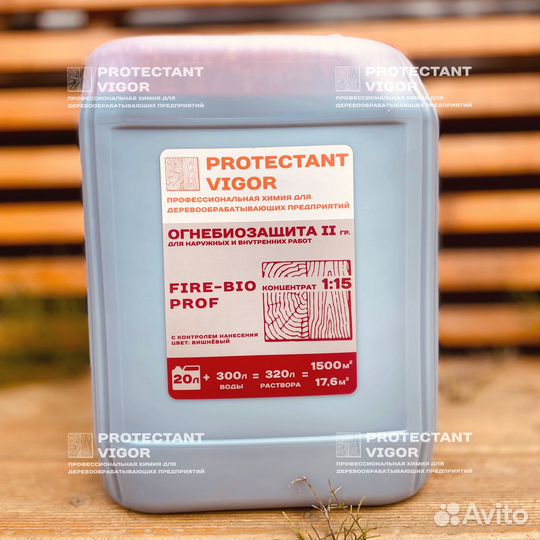 Антисептик невымываемый Protectant Vigor