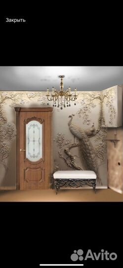 Барельеф на стену панно скульптура настенная лепка