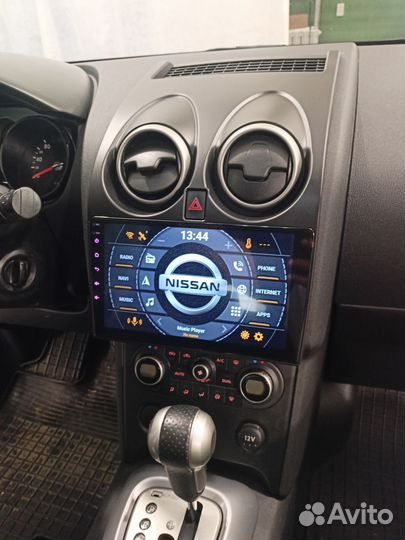 Магнитола на Nissan qashqai j10, android