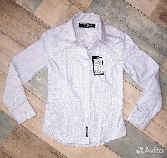 Рубашка для школы на мальчика VAN cliff 135