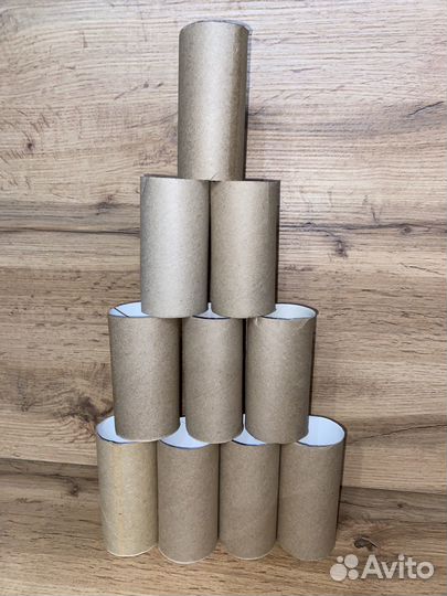 Втулки картонные от туалетной бумаги