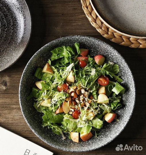 Тарелка круглая, фарфор