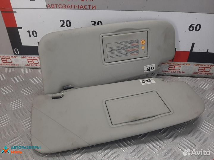 Козырек солнцезащитный Nissan Qashqai 2008