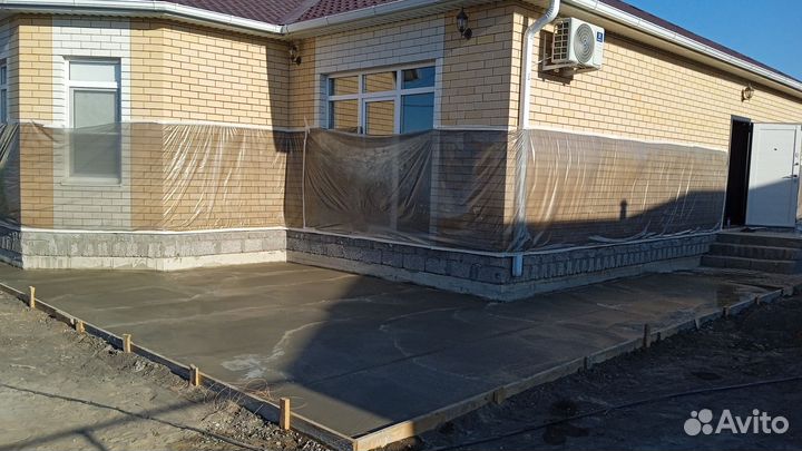 Фундаменты, Отмостки, Площадки, дорожки