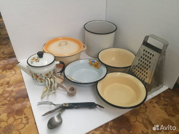 Посуда эмалированная СССР