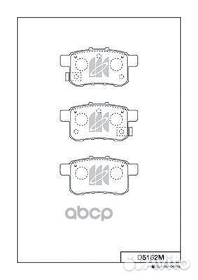 D5162M колодки тормозные Kashiyama D5162M Kashi