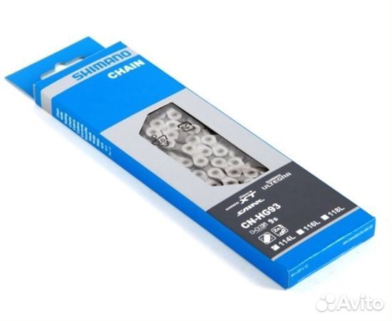 Цепь Shimano XT HG93. 9 скоростей