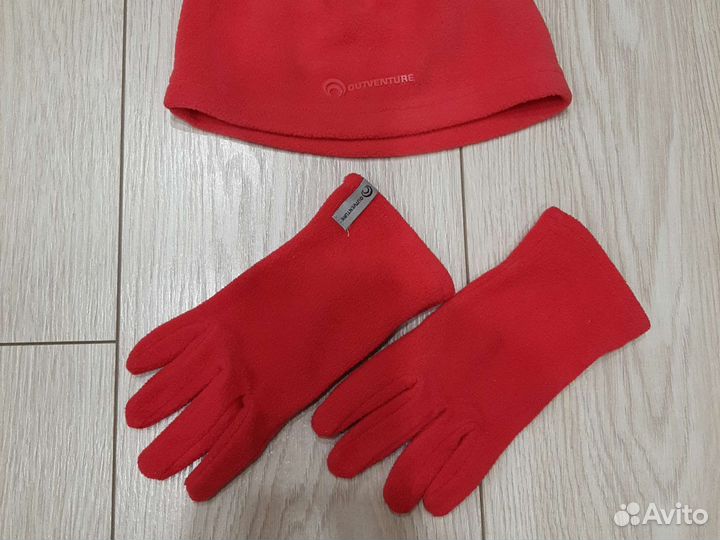 Шапка +перчатки.Outventure