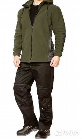 Куртка флисовая с капюшоном