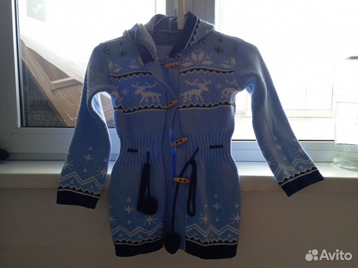 Кофточка вязаная летняя