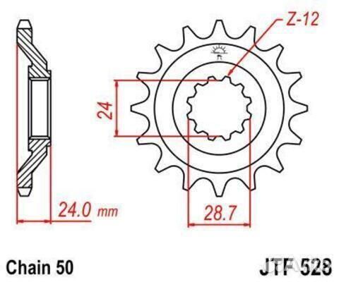 Звезда ведущая JTF528 17